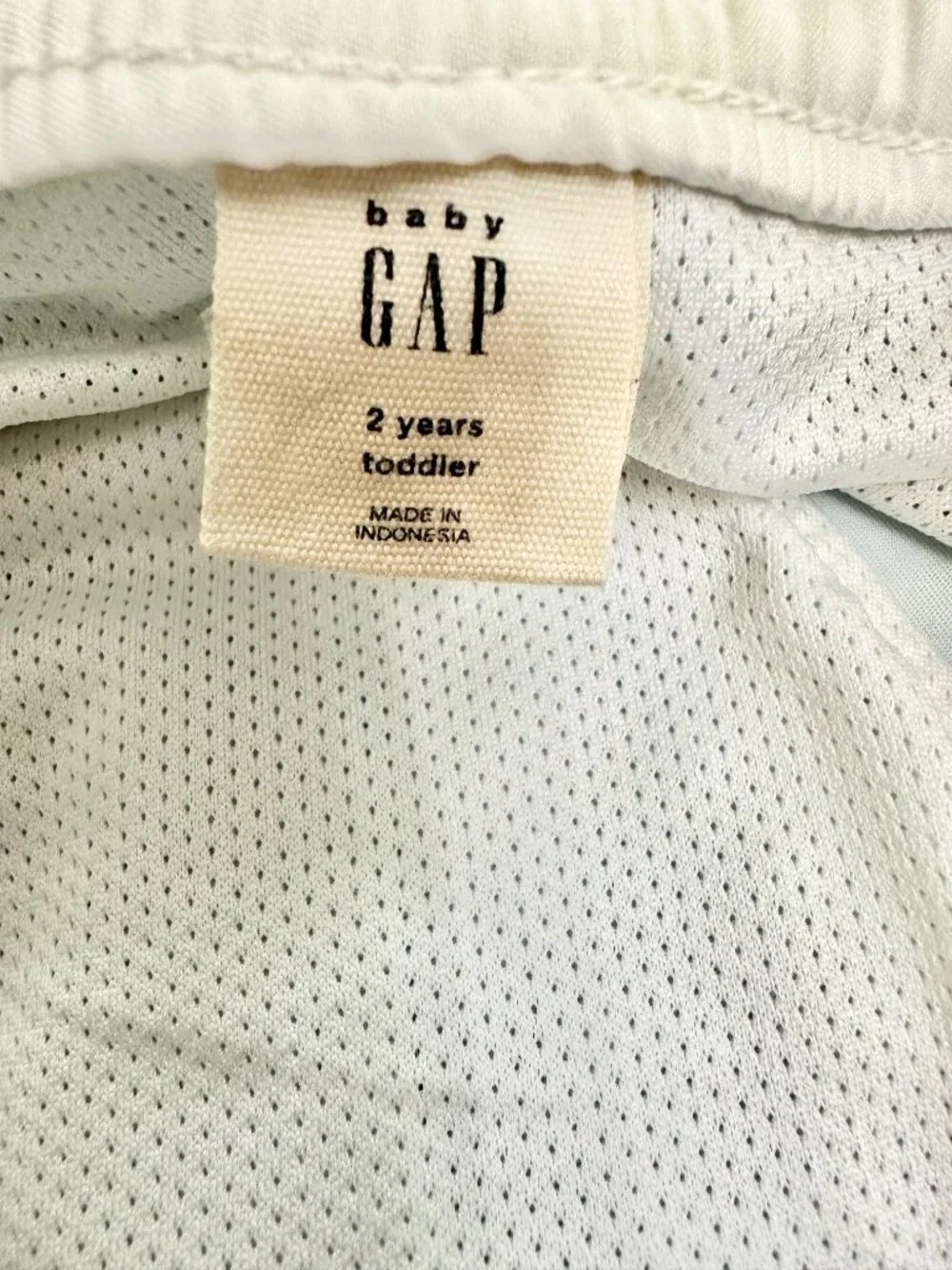 Baby Gap Toddler Boy Swim Trunks Blue / White Size 2 Years Shark Theme Pre-owned